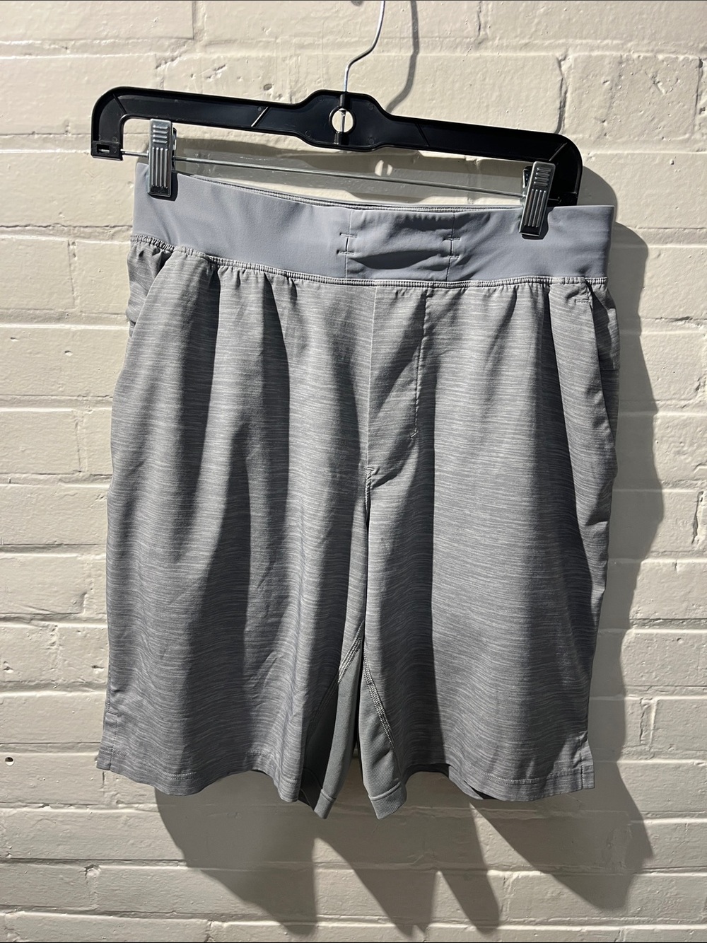 lululemon athletica Men's Light Gray Athletic Shorts